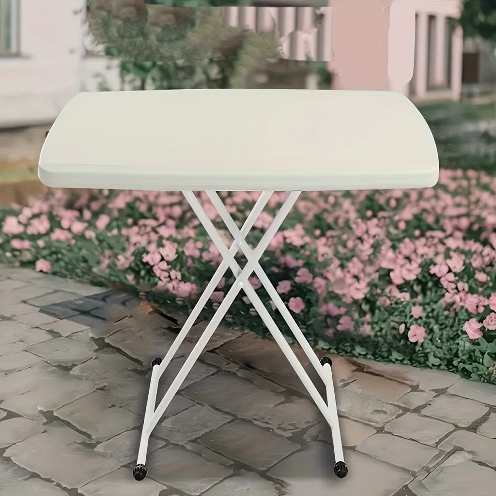 1-Person 6-Foot Heavy-Duty Portable Folding Table with Handle