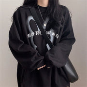 Warm Fleece-Lined Mid-Length Hoodie for Women