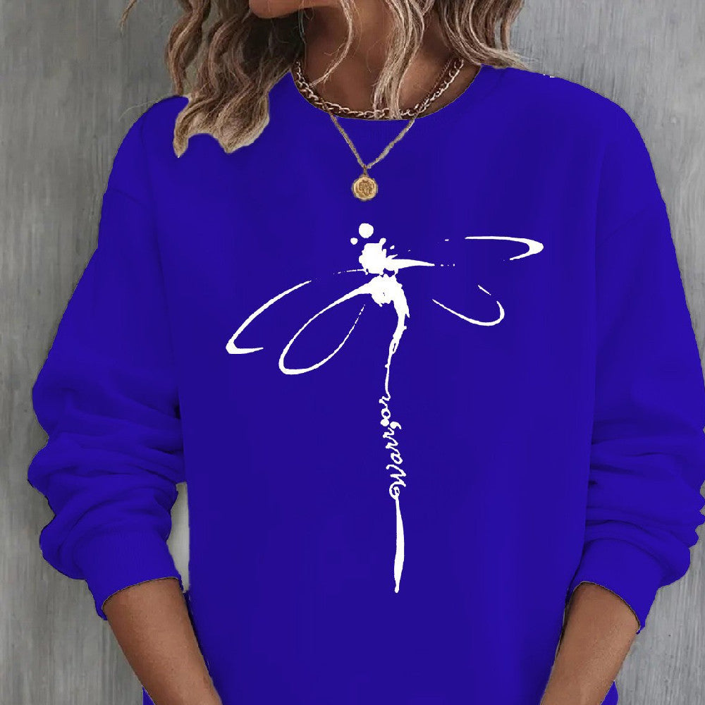 Women's 3D Printed Long Sleeve Casual Fashion Sweater