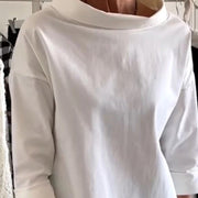 Women's Fleece Half-Turtleneck Long Sleeve Sweatshirt