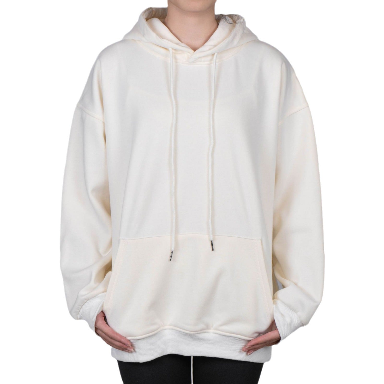 Cozy Fleece Hooded Pullover Winter Sports Sweatshirt