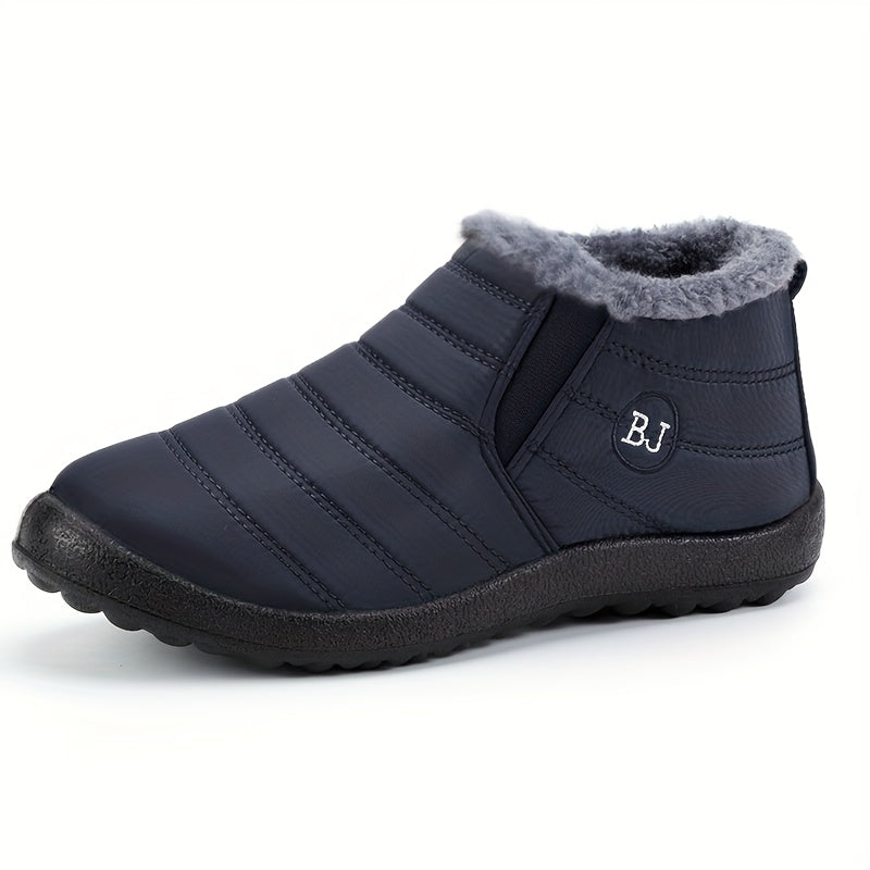 Ultra‑Warm Unisex Winter Boots – Non‑Slip Thick Sole, Arctic Warmth, Low Heel, Round Toe