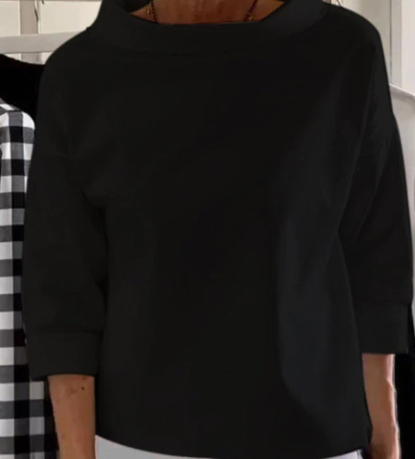 Women's Fleece Half-Turtleneck Long Sleeve Sweatshirt