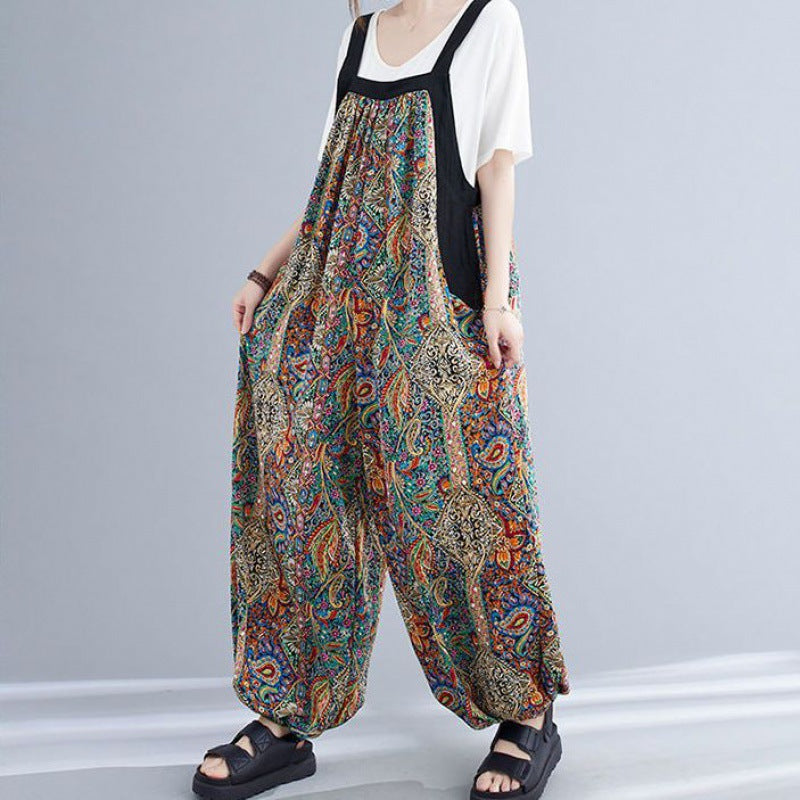 Loose Suspender Trousers Harem Women's Clothing