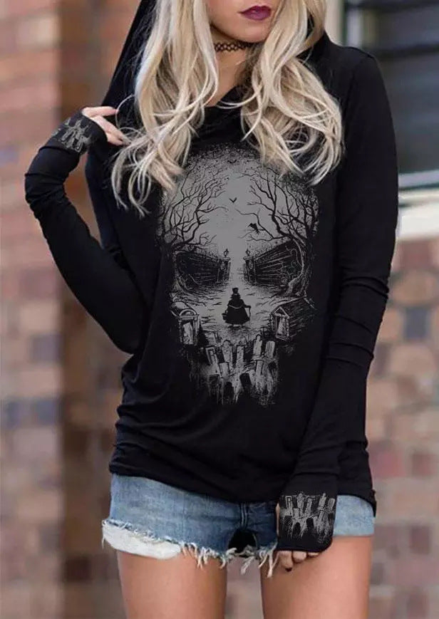 Plus Size Retro Plaid Digital Print Casual Pullover
