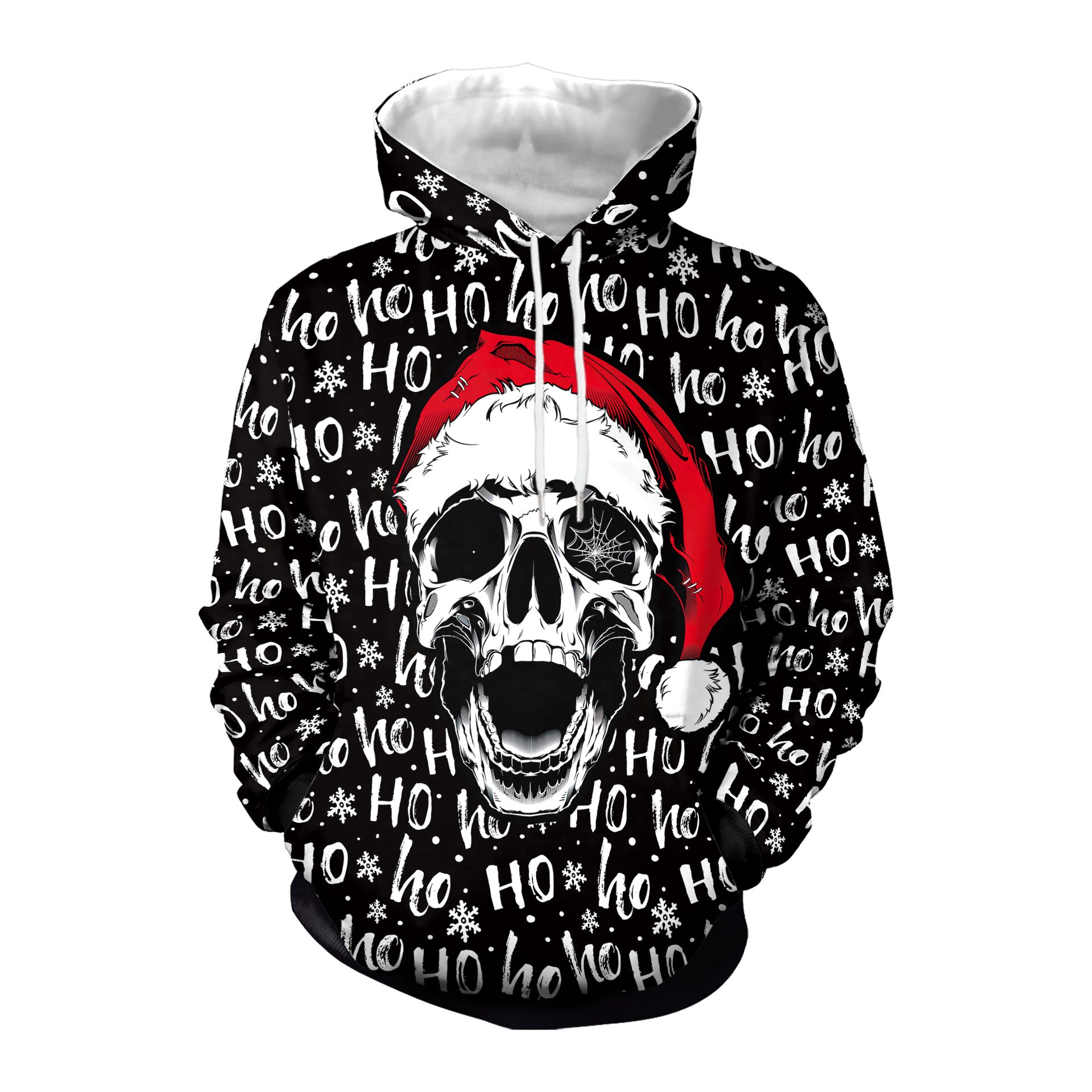 Spooky Digital Print Halloween Couple Hoodie