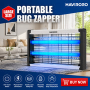Plug-In Electric Bug Zapper 4500V High-Voltage Indoor and Backyard Mosquito Killer with Corded Power for Home and Kitchen