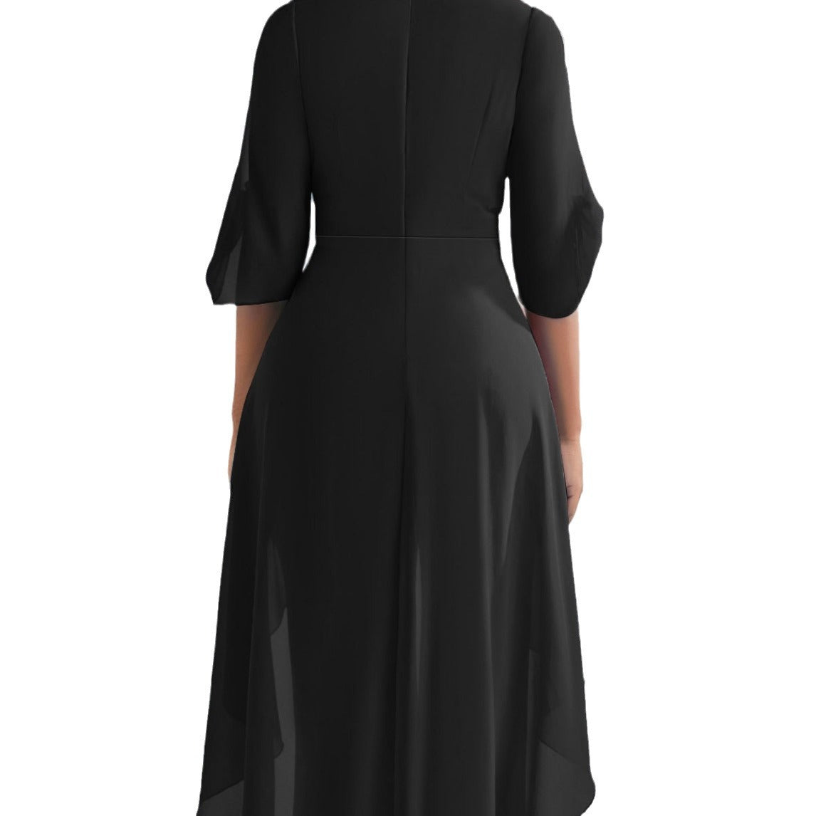 Elegant V-Neck Solid Color Slim One-Piece Jumpsuit
