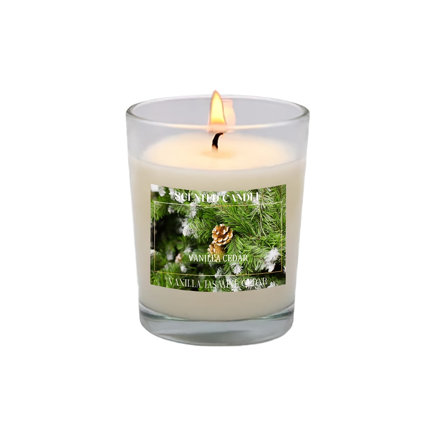 Holiday Scented Candle Gift Set – Long‑Lasting Soy Candles with Rose, Lemon, Sandalwood, Vanilla, Lavender, and Gardenia Scents