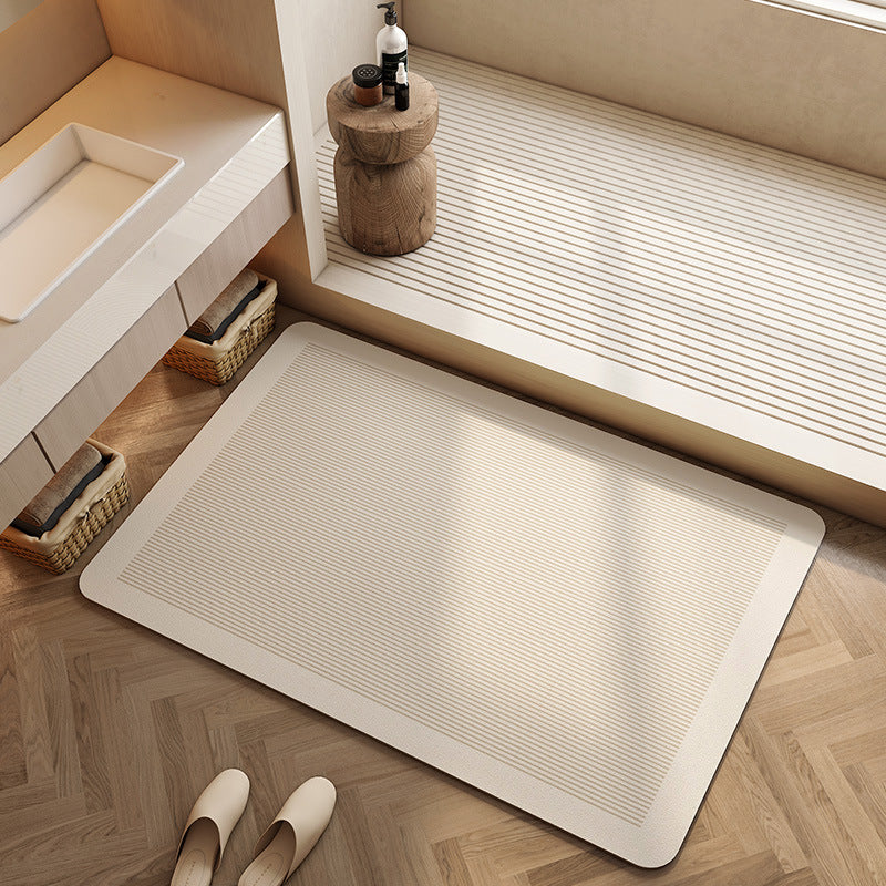 Quick-drying, Water-absorbent Floor Mat for Toilets, Bathrooms, and Showers