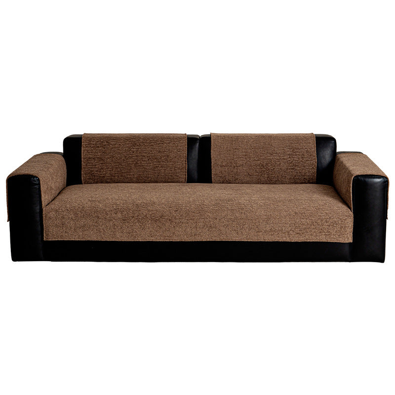 Retro-style Thick Plush Sofa Cushion