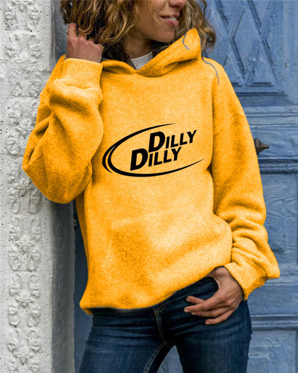 Animal Print Hooded Sweatshirt - Cozy Long Sleeve Pullover