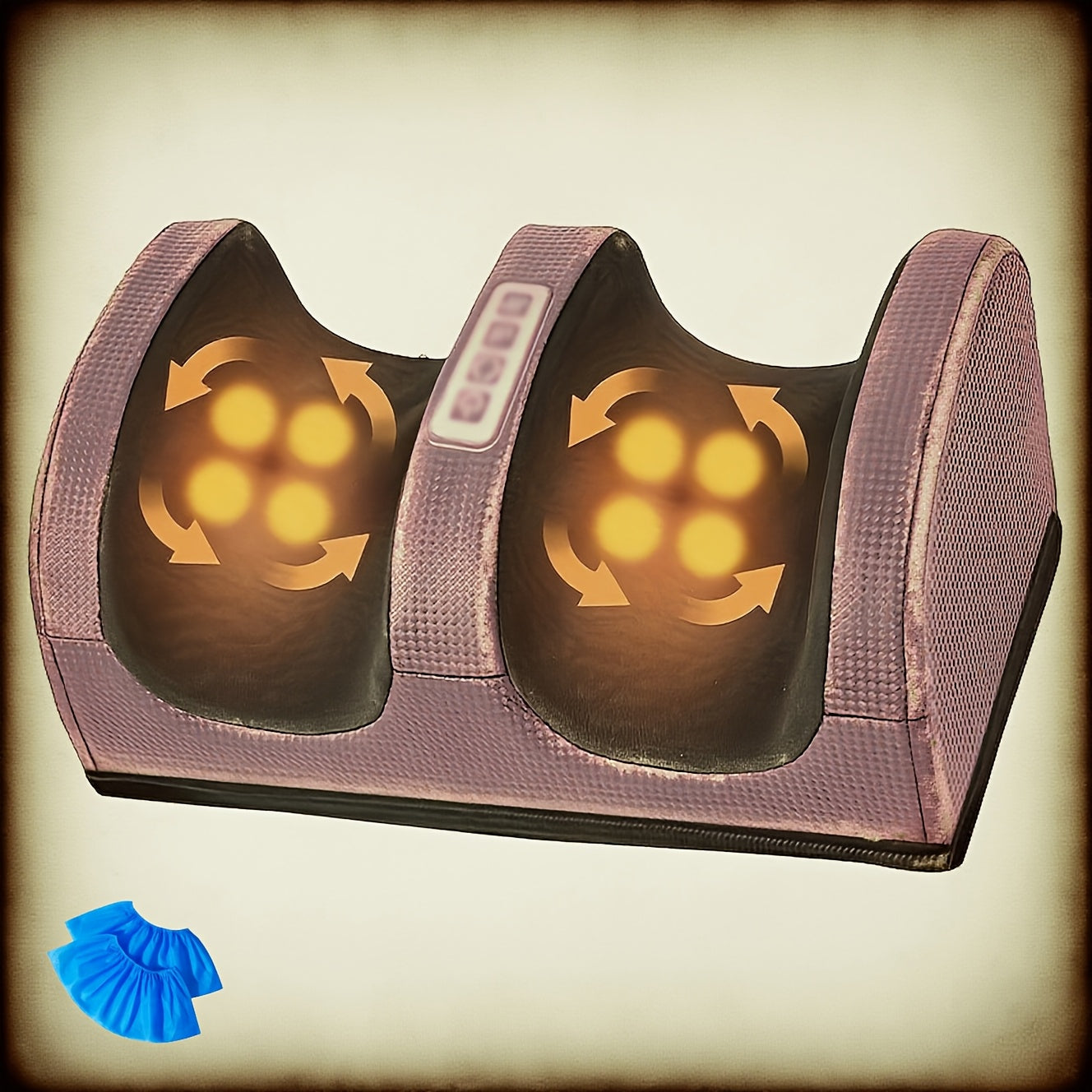 Electric Foot Massager with Heat Therapy for Feet, Legs, and Arms