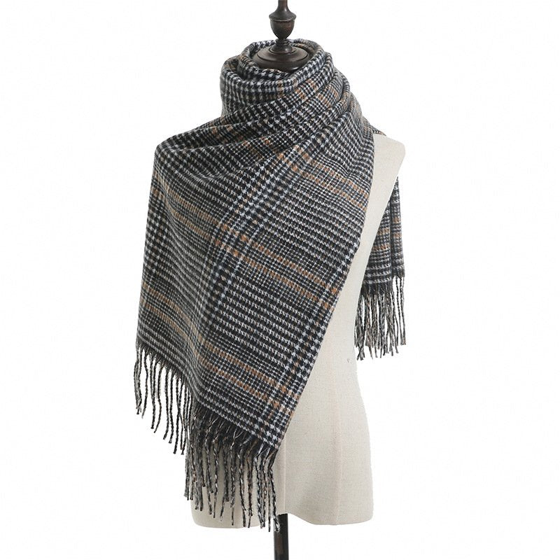 Warm Fringed Scarf