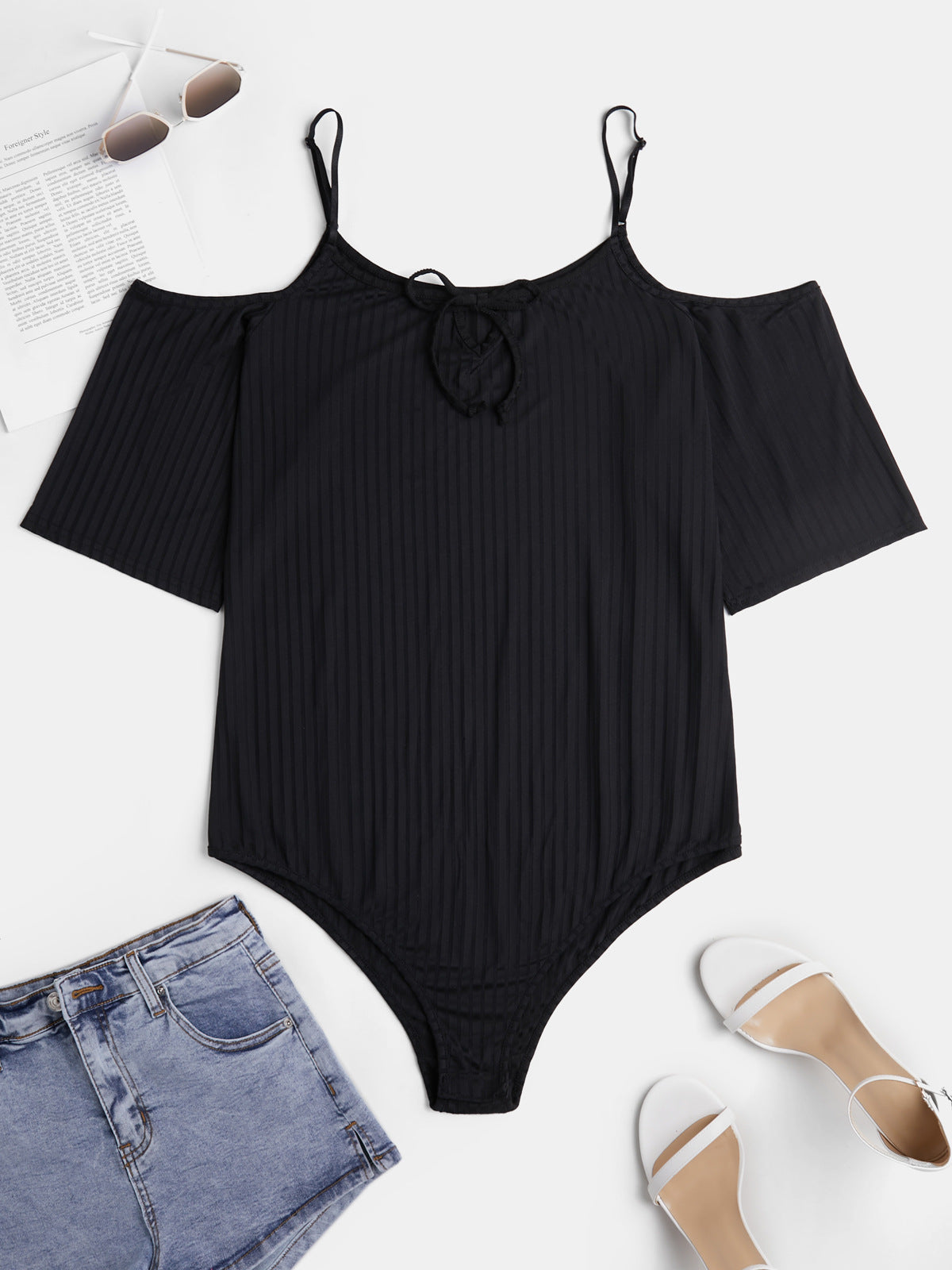 Plus-Size Sexy Off-Shoulder Elegant Jumpsuit