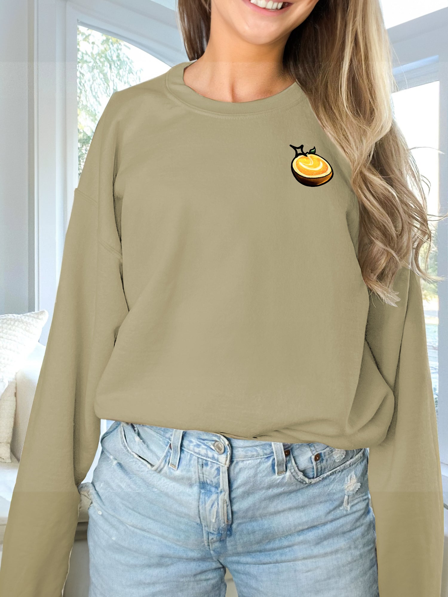 Women's Long Sleeve Printed Hoodie Casual Pullover