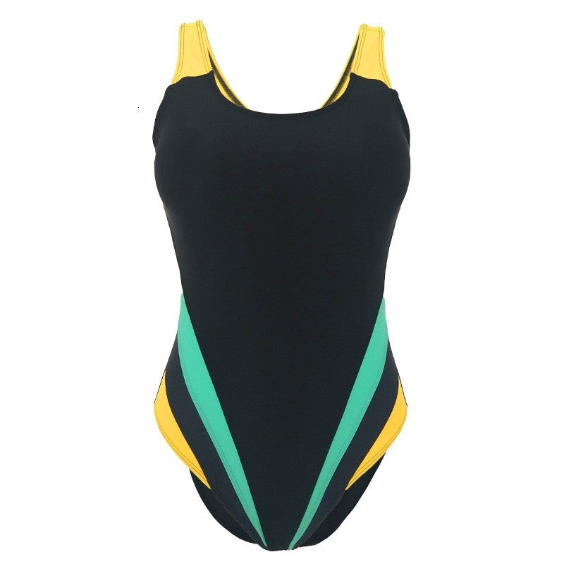 Slimming Triangle Belly-Control Jumpsuit