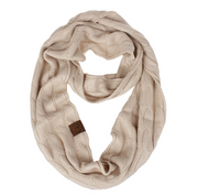 Wool Knit Scarf Collar