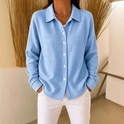 Elevate Your Style with Long-sleeve Chic Cardigan Shirts