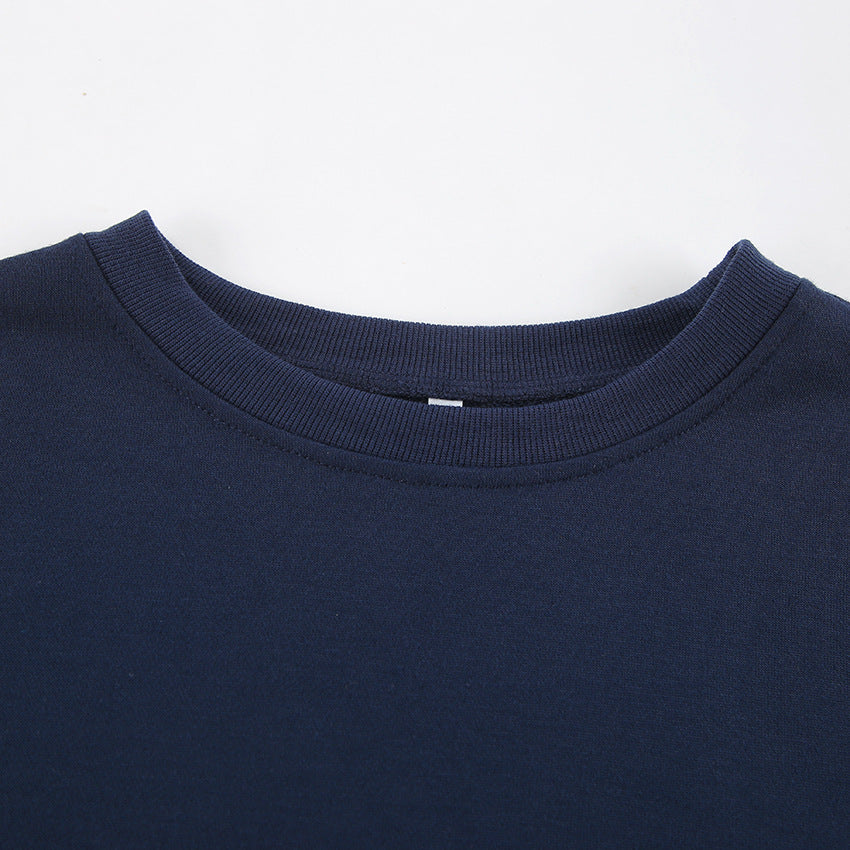 Chic Hollow Knit Round Neck Women's Sweater