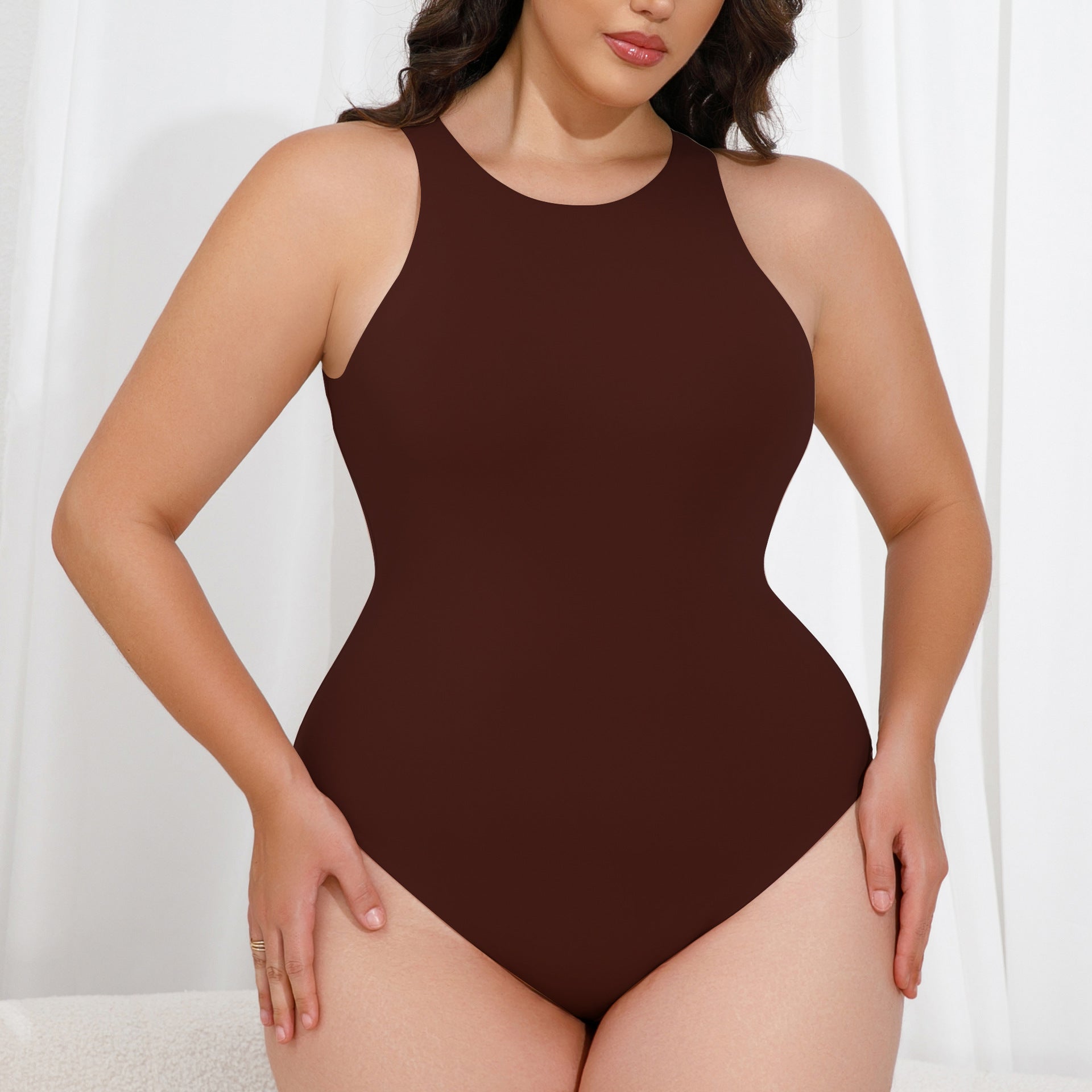 Seamless Nude-Feel Shaping Jumpsuit for All-Day Support