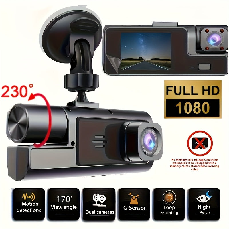 1080P Triple Camera Dash Cam