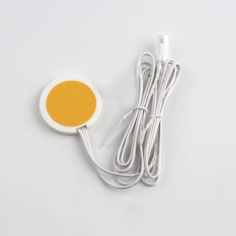 Black & White Hidden Dimmable Touch Sensor Switch, Surface‑Mount Gesture Control for Cabinets, Countertops, Glass & Stone