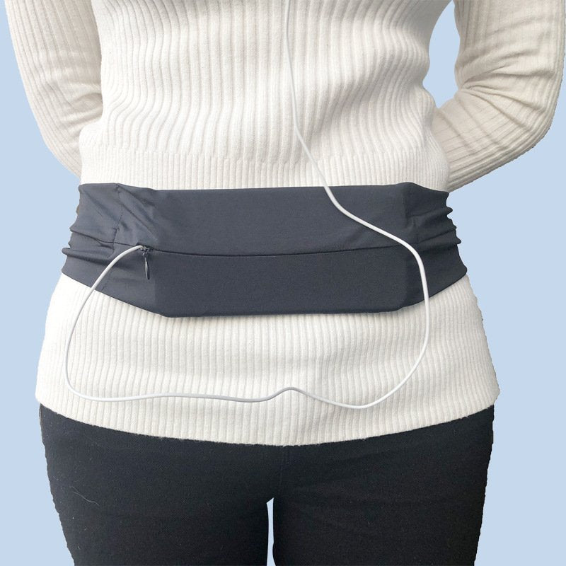 Running Yoga Belt with Zipper Waist Bag