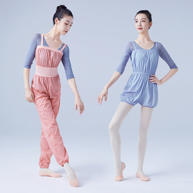 Women's Fitness & Ballet Warm-Up Sweat Bodysuit