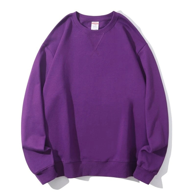 Men's Heavy Cotton Terry Crewneck Pullover Sweater