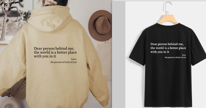 Cozy Letter Print Fleece Kangaroo Pocket Hoodie