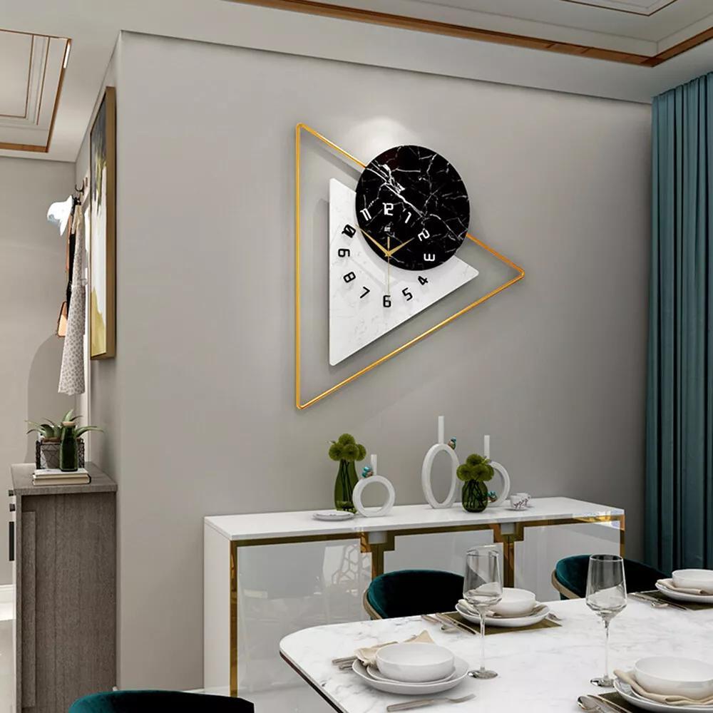 Stylish Oversized Silent Wall Clock - Modern Decor for Living Rooms, Home Offices, and More Holiday Decoration Storage