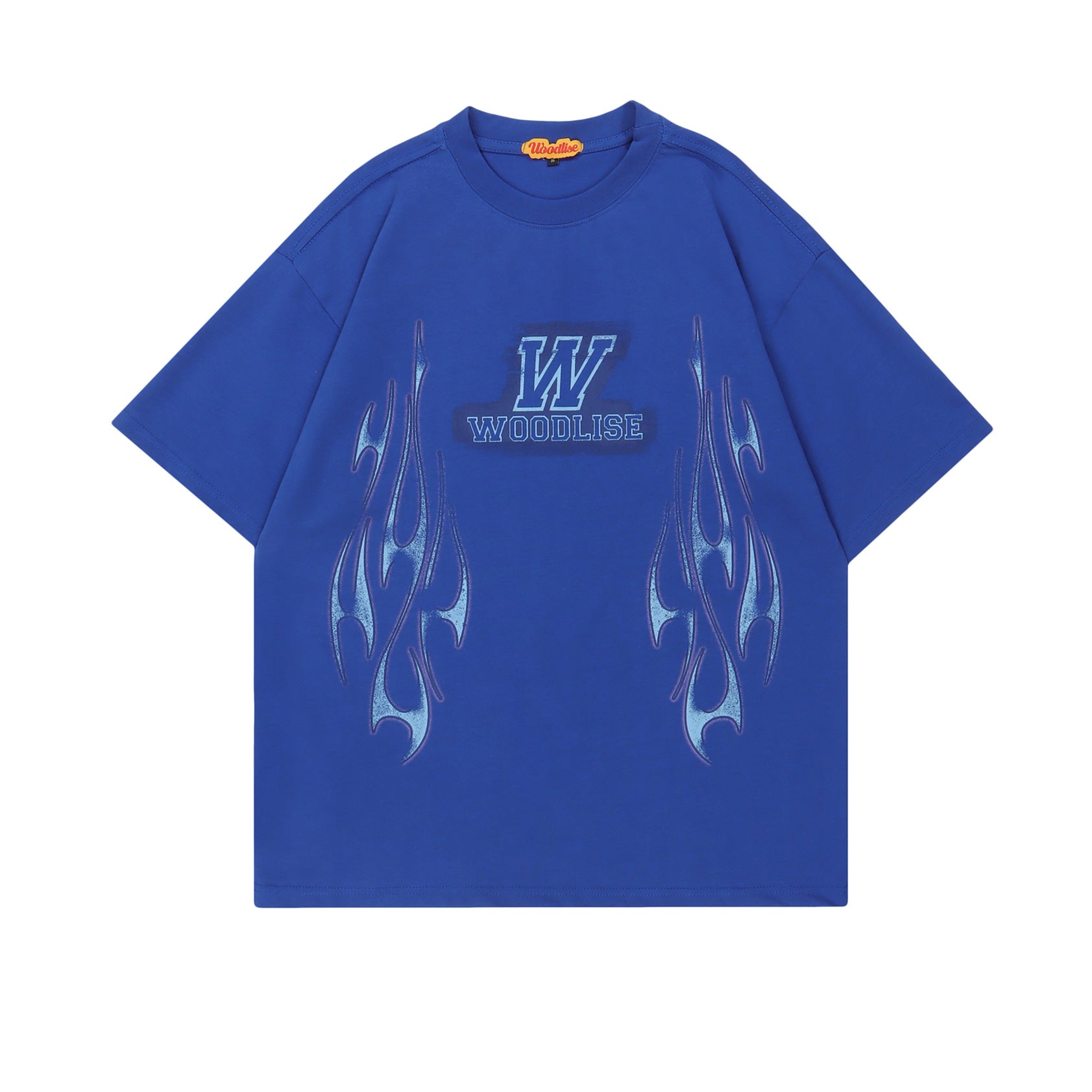 Retro Streetwear Letter Print Loose Short Sleeve Tee
