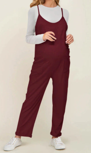 Women's Adjustable Pocket Wide-Leg Jumpsuit