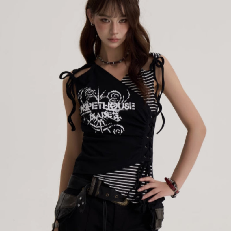Women's Summer Halter Top – Spaghetti Straps, Japanese/Korean Style