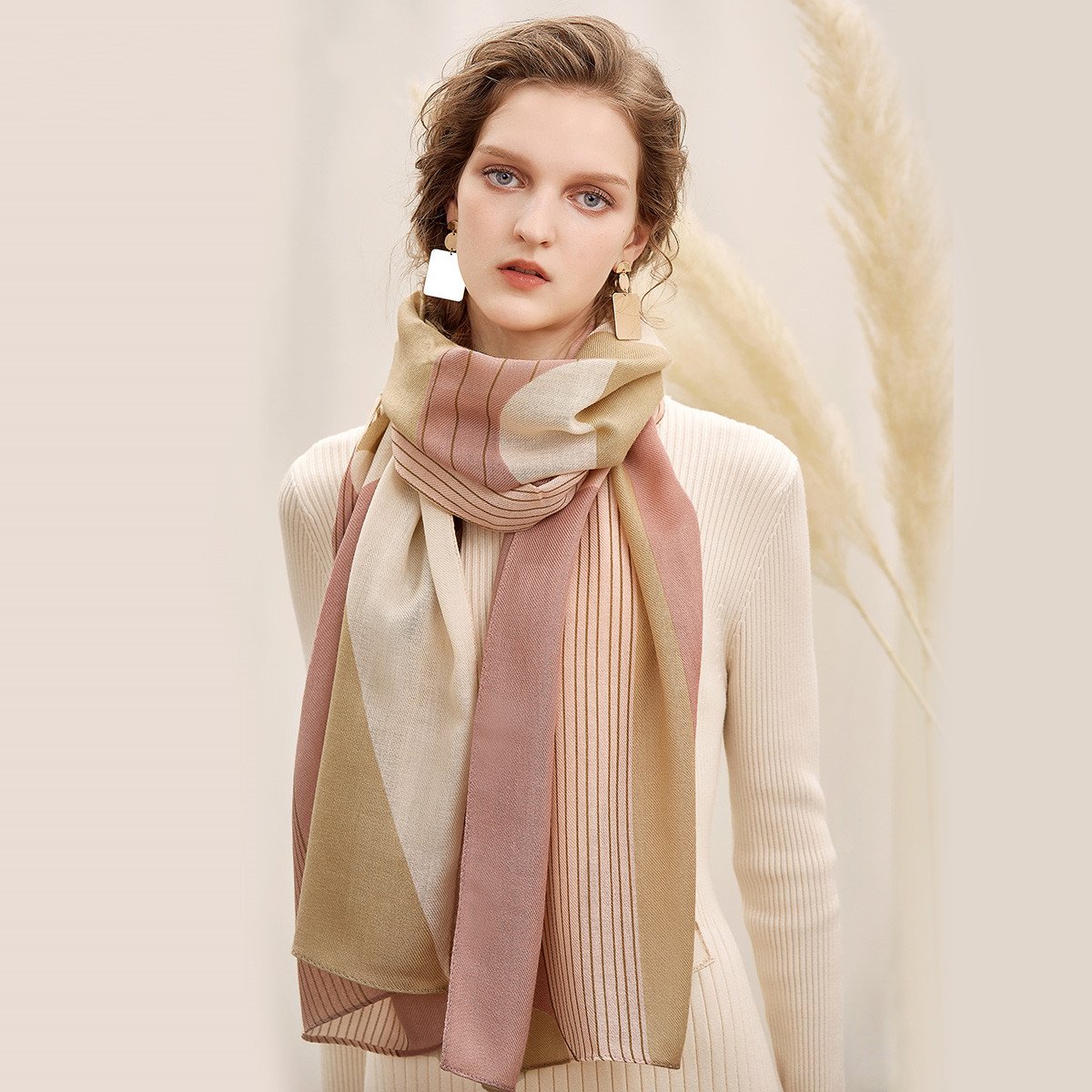 Butterfly Wool Scarf Gift