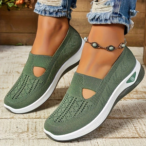 Women's Breathable Mesh Sleeve Sports Shoes - Lightweight And Comfortable Walking Shoes, PVC Sole And Cloth Shoe Pad - Multi-color Multi-purpose All Season Shoes, Elegant Sneakers for Women, Womens...