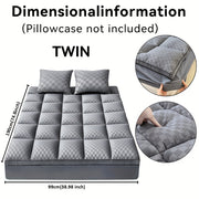 Mattress Topper, Extra Thick Mattress Pad Pillow Top Mattress Cover Quilted Fitted Mattress Protector Top Stretches Up 8-21\" Deep Pocket Cooling, Mattress Topper With 1000GSM