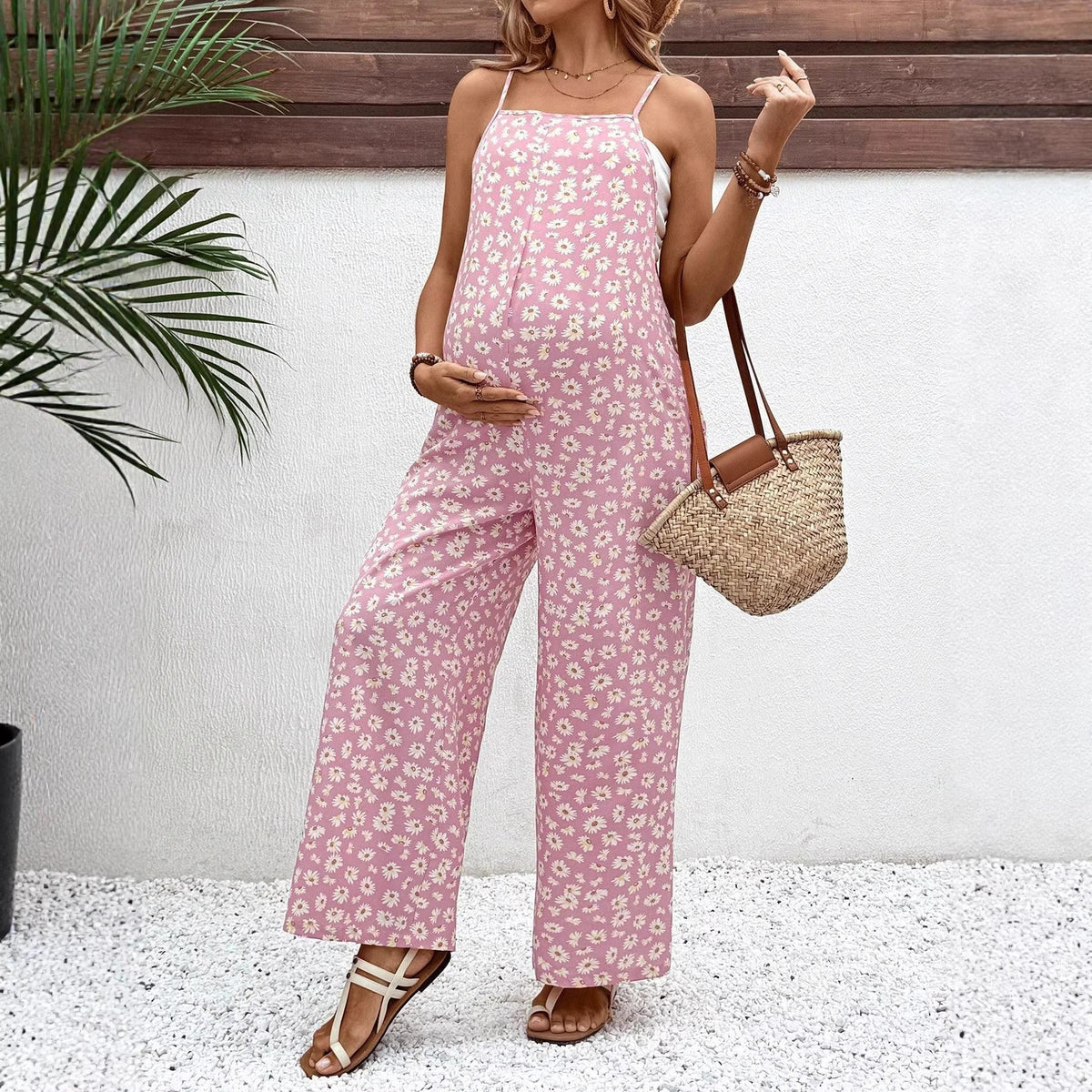 Bohemian Style New Print Jumpsuit