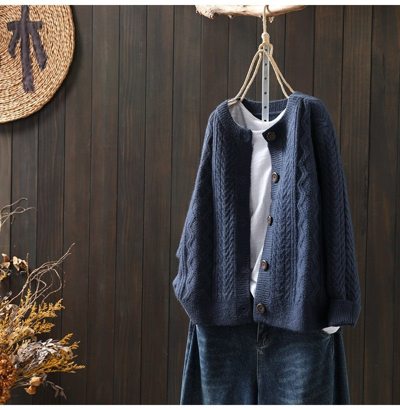 Twist Women's Sweater Knitted Cardigan Jacket