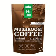 Instant Mushroom Coffee Powder with Arabica Coffee and Immune‑Supporting Mushrooms, Gluten‑Free, 7 oz (203 g)