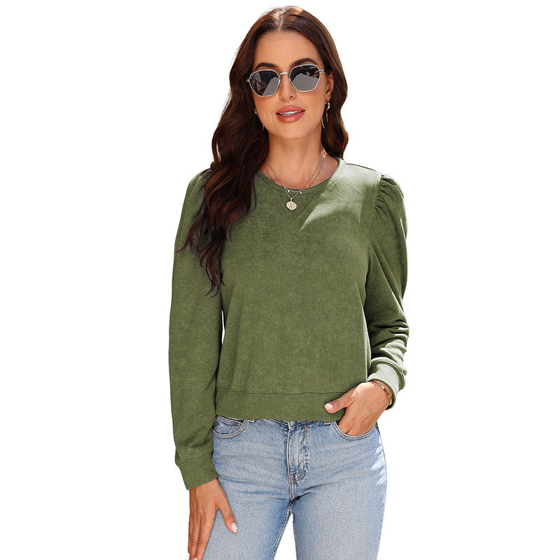 Cozy Solid Color Women's Casual Hoodie