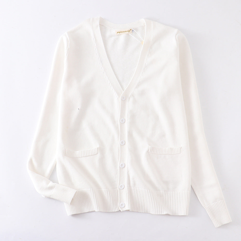 Womens Fashionable Retro Casual Knitted Cardigan