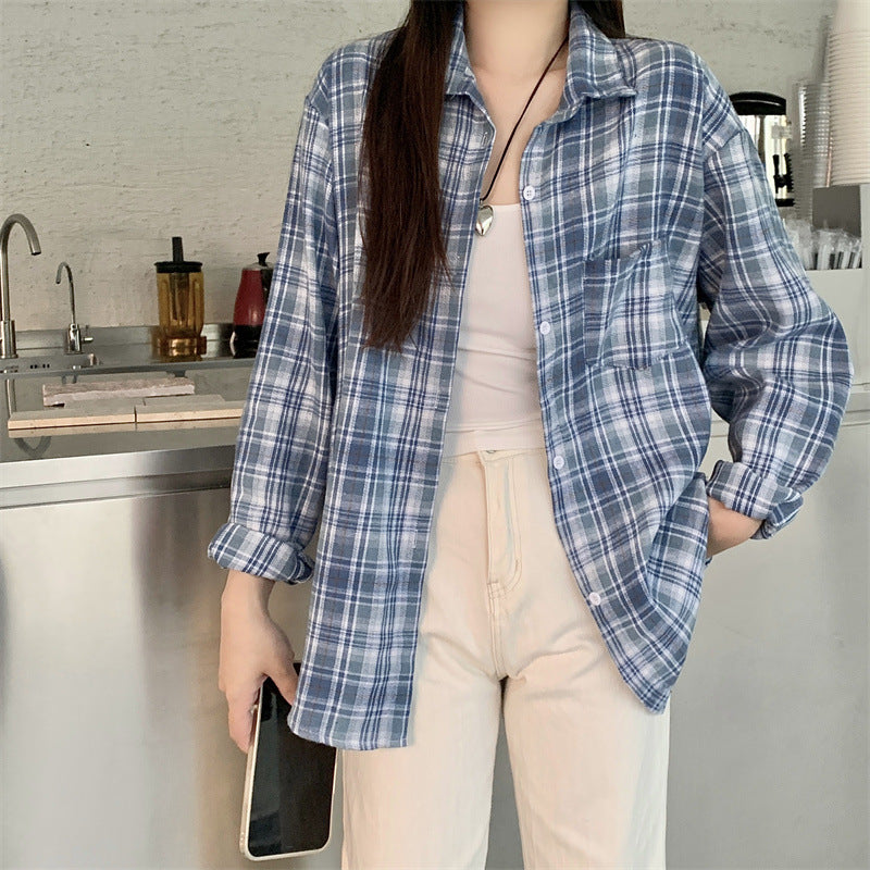 Idle Style All-match Lantern Long Sleeve Shirt Coat