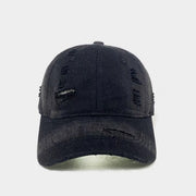 Vintage Ripped Baseball Cap for Women