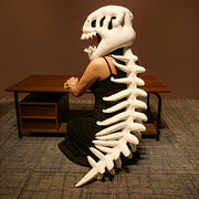 Dinosaur Skeleton Costume Onesie with Plush Spine Headband