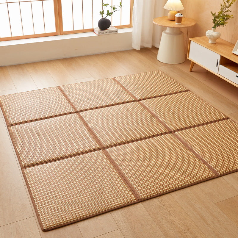Foldable Tatami Mat for Makeshift Sleeping Arrangements