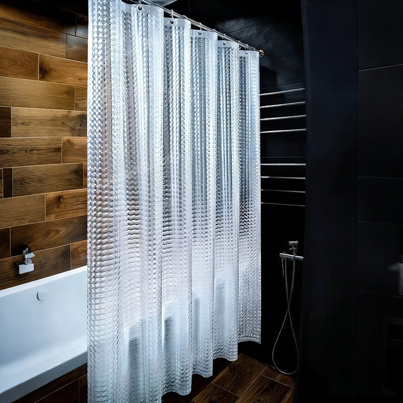 Punch-free Bathroom Partition Curtain