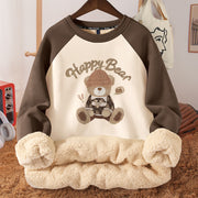 Women's Fleece-Lined Hooded Berber Winter Coat