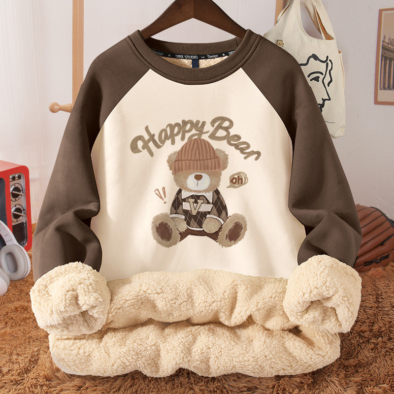 Women's Fleece-Lined Hooded Berber Winter Coat